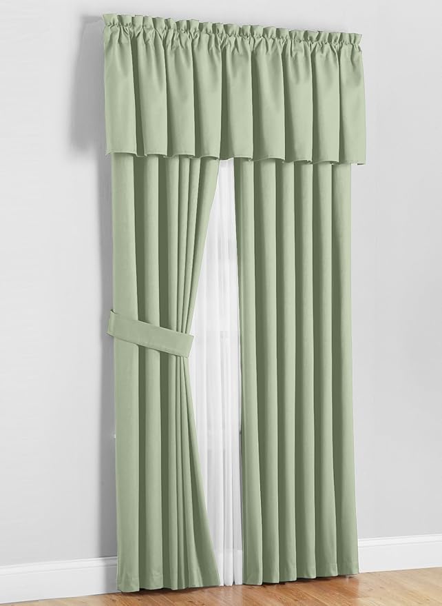 Carol Wright Gifts Stylish Blackout Drapes, Color Sage