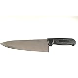 8" Chef Knife Cozzini Cutlery Imports - Choose Your Color - Razor Sharp Commercial Kitchen Cutlery - Cook's Knives (Black)