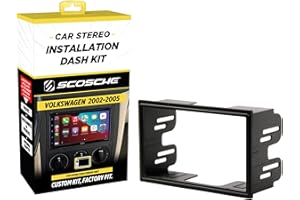 Scosche Dash Kit for 1999-2006 Volkwagen Golf/GTI/Jetta/Passat Double Din