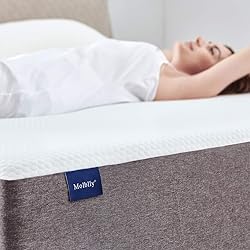 Molblly Narrow Twin Mattress, 6 Inch Memory Foam