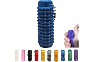 BUCIES Little Ouchies Fidget, Pocket Mini Fidget Toy, Spiky Grippie Stim Keychain, Venting Key Pendant for Anxiety Relief Positive, Novelty Gifts for Friends (Blue)