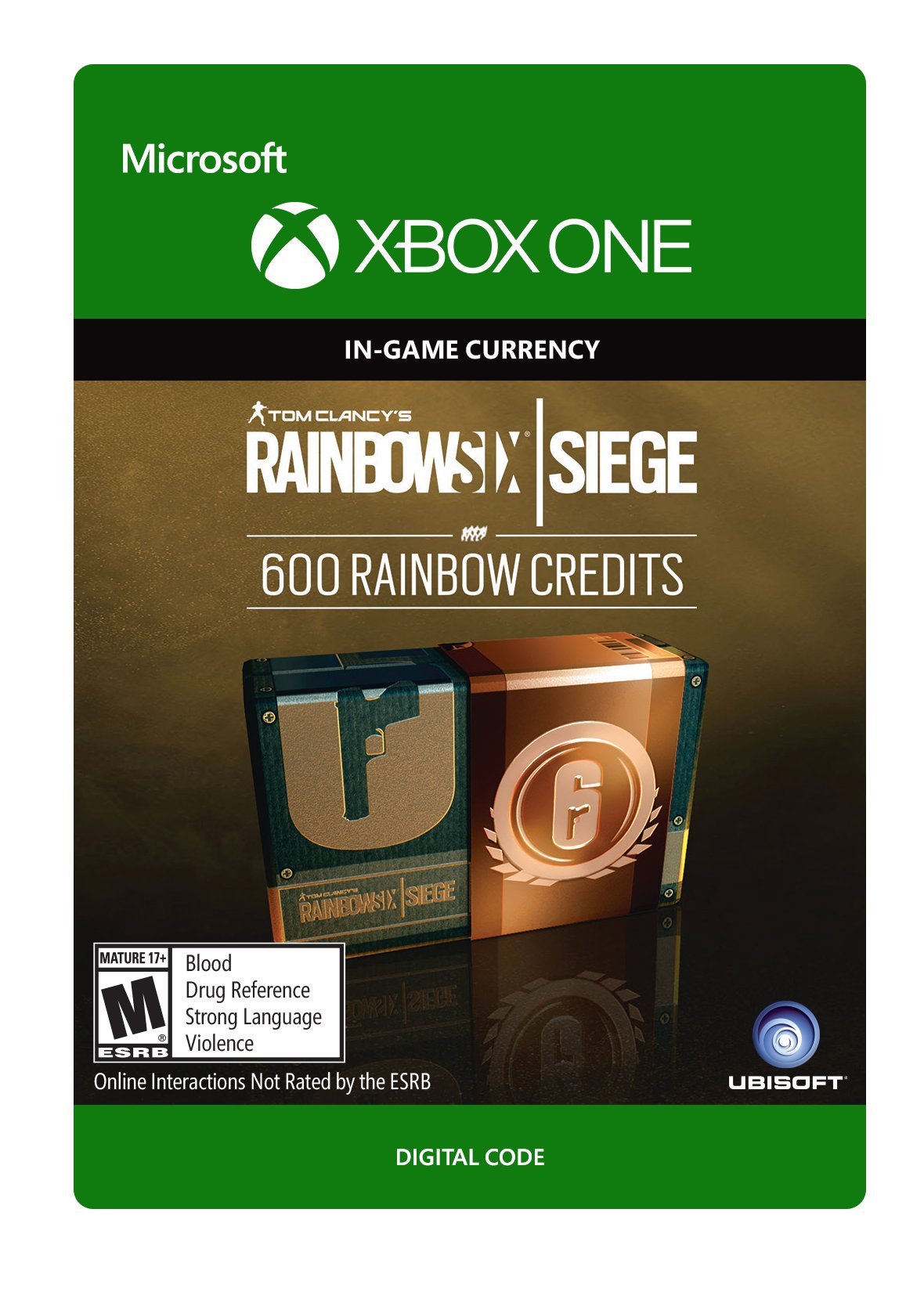 Tom Clancy's Rainbow Six Siege Currency pack 600 Rainbow credits - Xbox One [Digital Code]