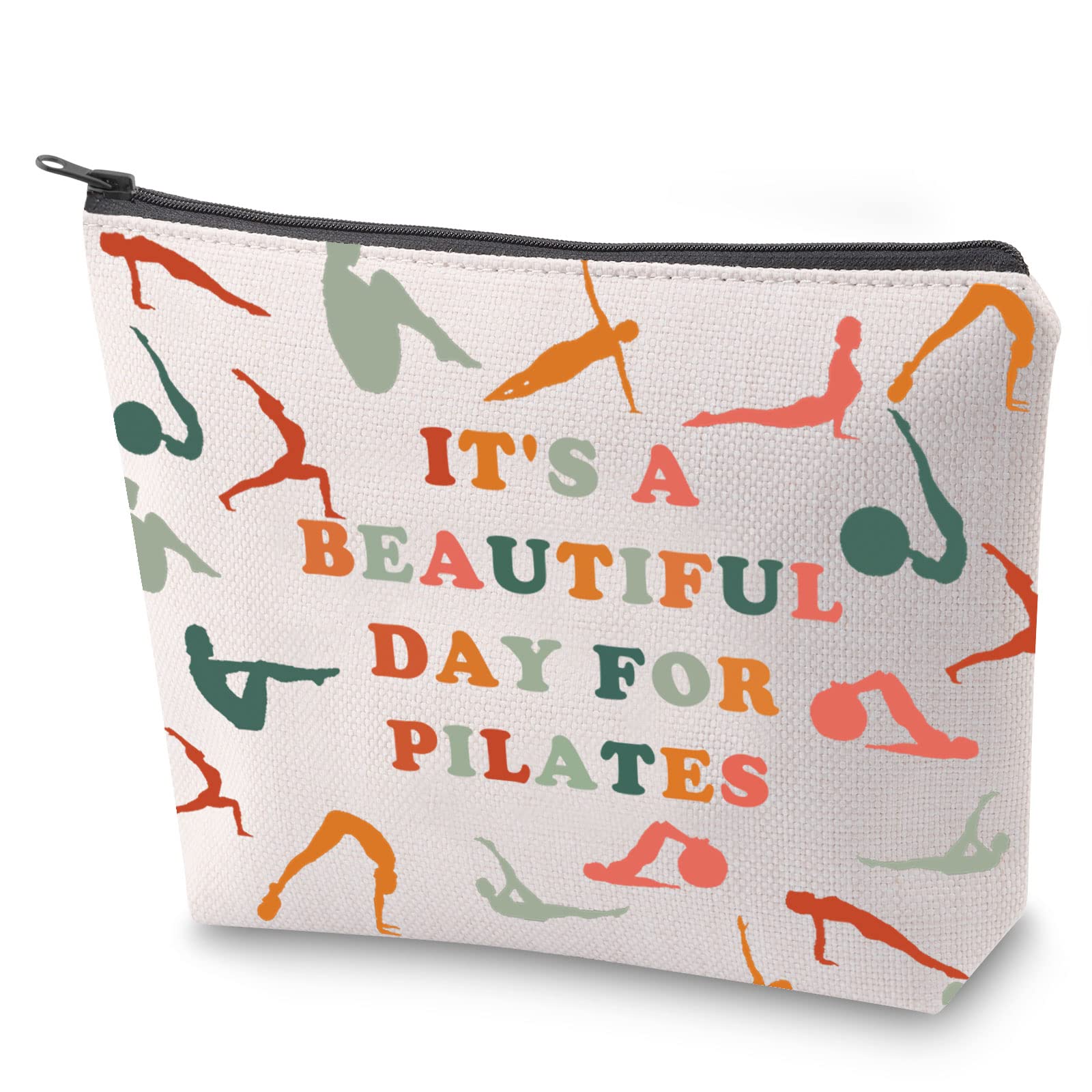 Pilates Coach Appreciation Makeup Bag with Zipper - Yoga & Pilates Gift