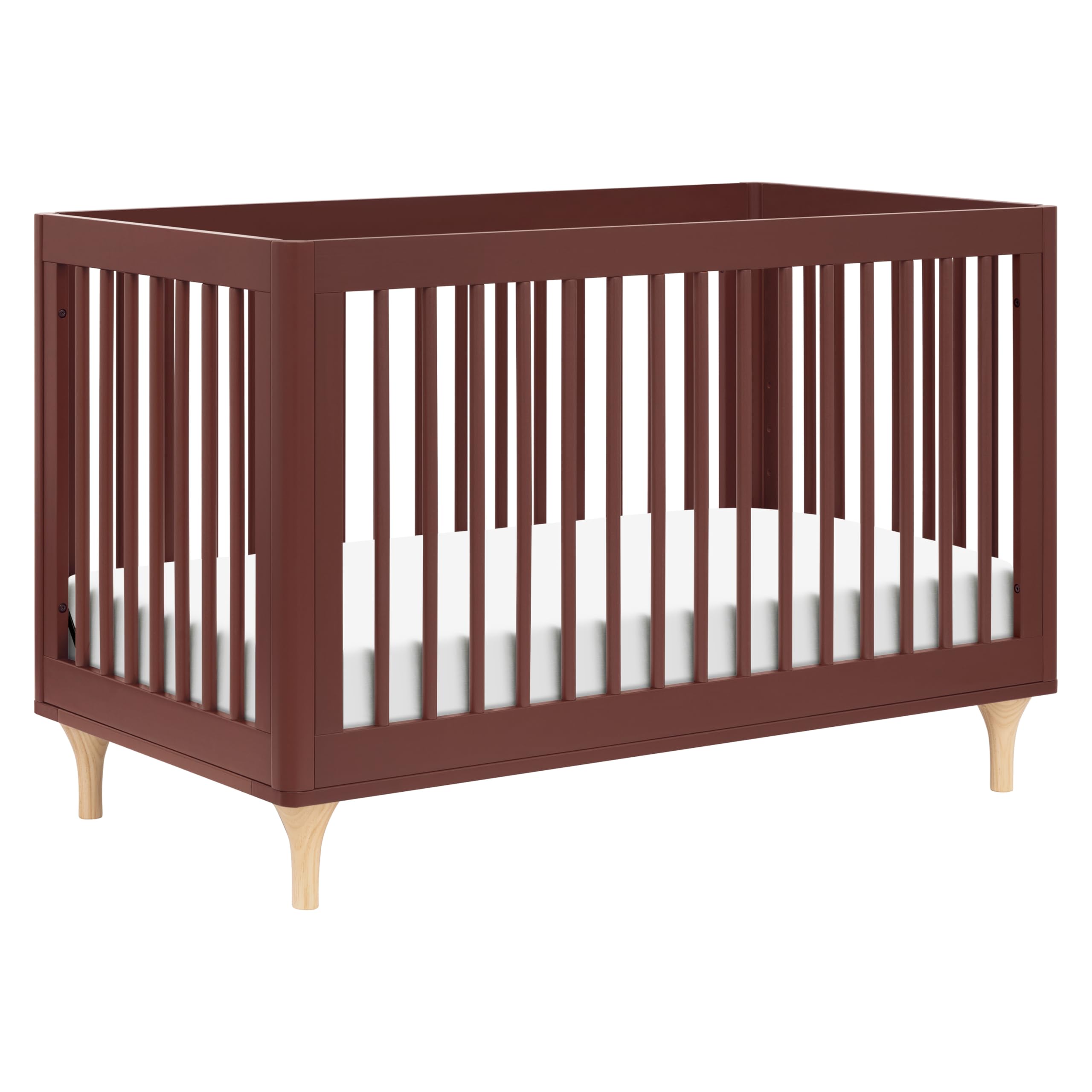 Babyletto Lolly 3-in-1 Baby Crib Convertible to Toddler Bed & Daybed - Easy to Assemble Wood Crib - GREENGUARD Gold Certified - 4 Adjustable Mattress Heights - Includes Toddler Conversion Kit, Crimson Image Babyletto Lolly 3-in-1 Baby Crib Convertible to Toddler Bed & Daybed - Easy to Assemble Wood Crib - GREENGUARD Gold Certified - 4 Adjustable Mattress Heights - Includes Toddler Conversion Kit, Crimson Image