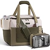 LOVEVOOK Small Gym Bag for Women & Men with Wet Pocket,26L Cute Waterproof Womens Gym Bag Travel Duffel Bags Workout Bag,Convertible Carry on Bag Overnight Bags Personal Item Travel Bag (Been Green,L)