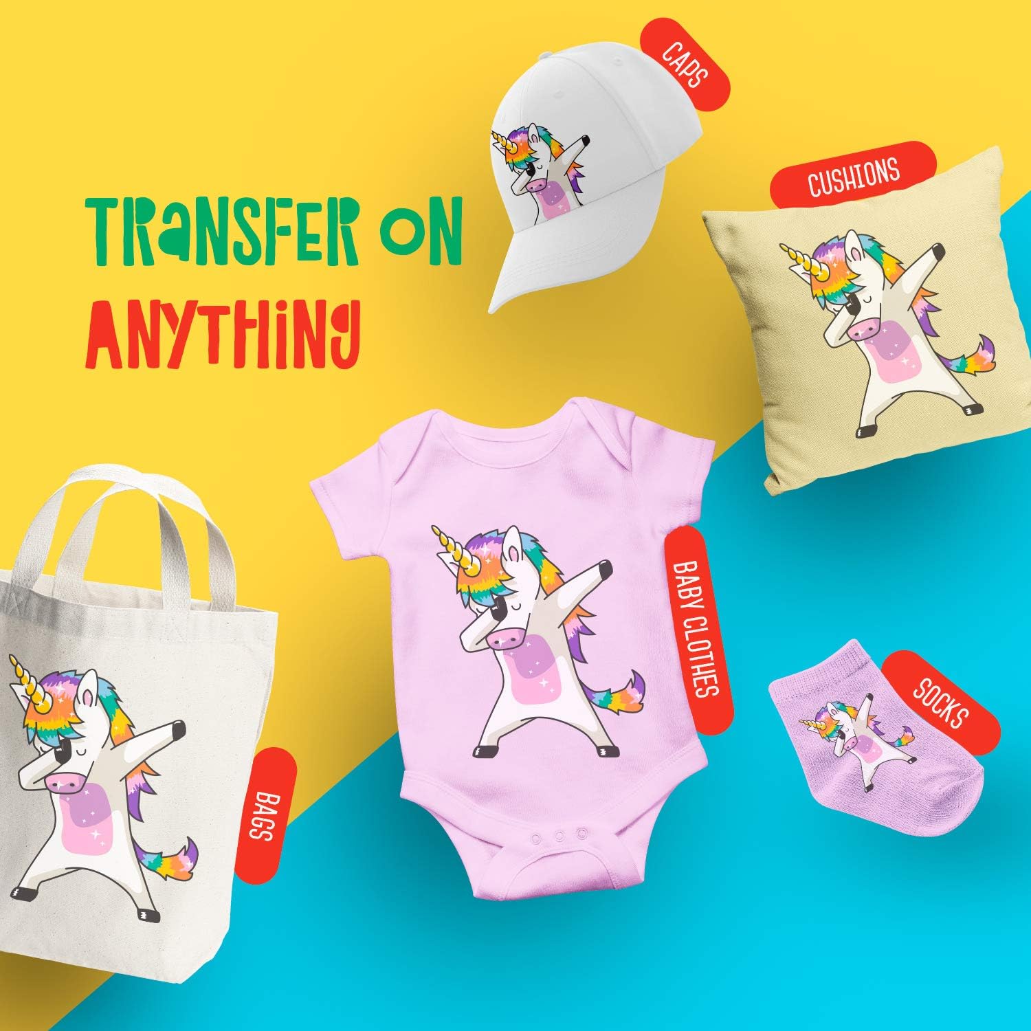 Raimarket Premium Iron on Transfer Paper t-Shirt Printing for Light Fabrics A4 20 Sheets - Image 5