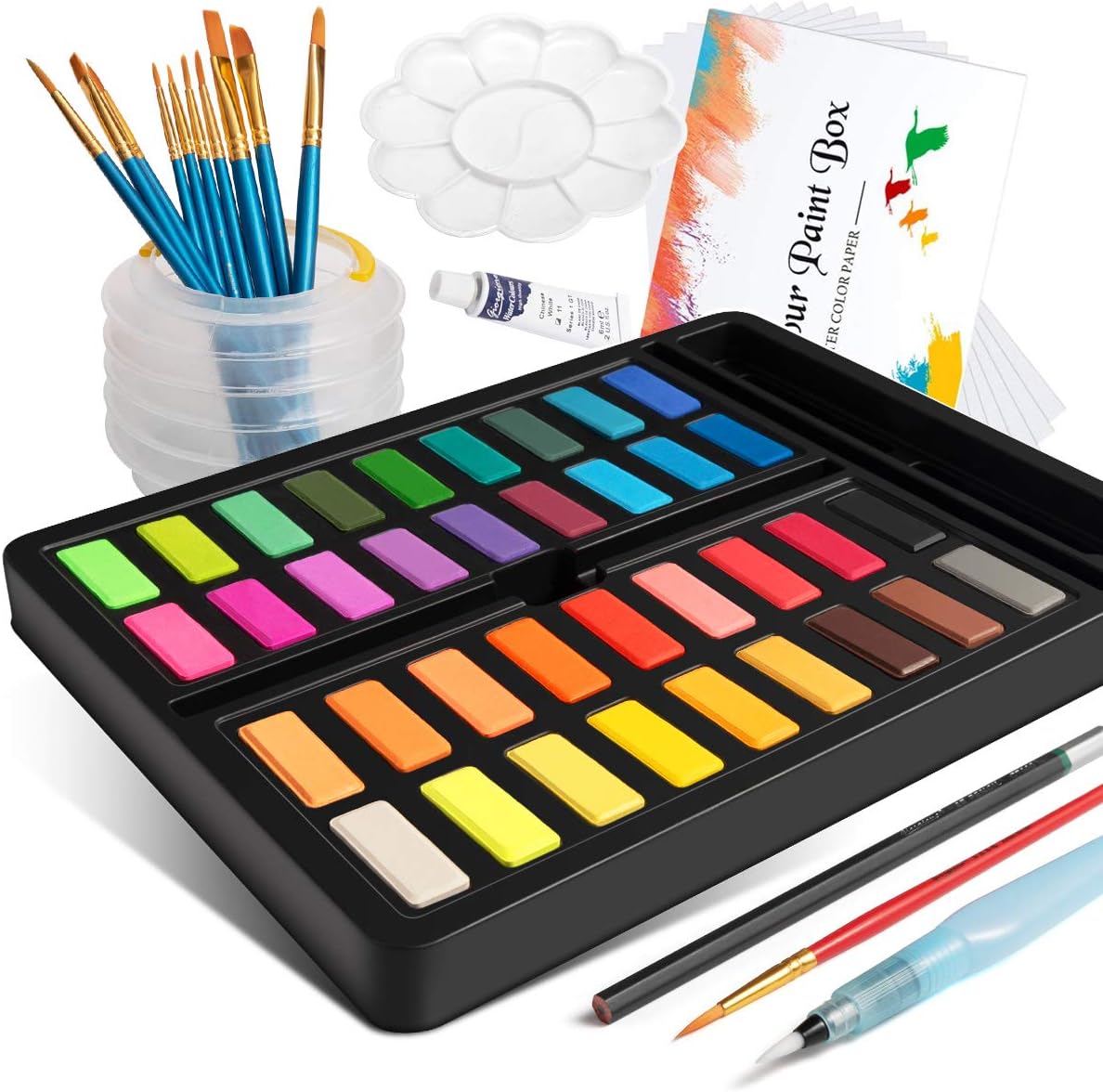 Watercolor paint palette Clearance