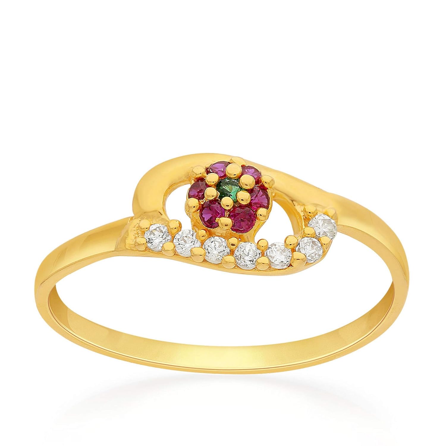 Buy Malabar Gold and Diamonds 22k (916) Yellow Gold Ring for Women at