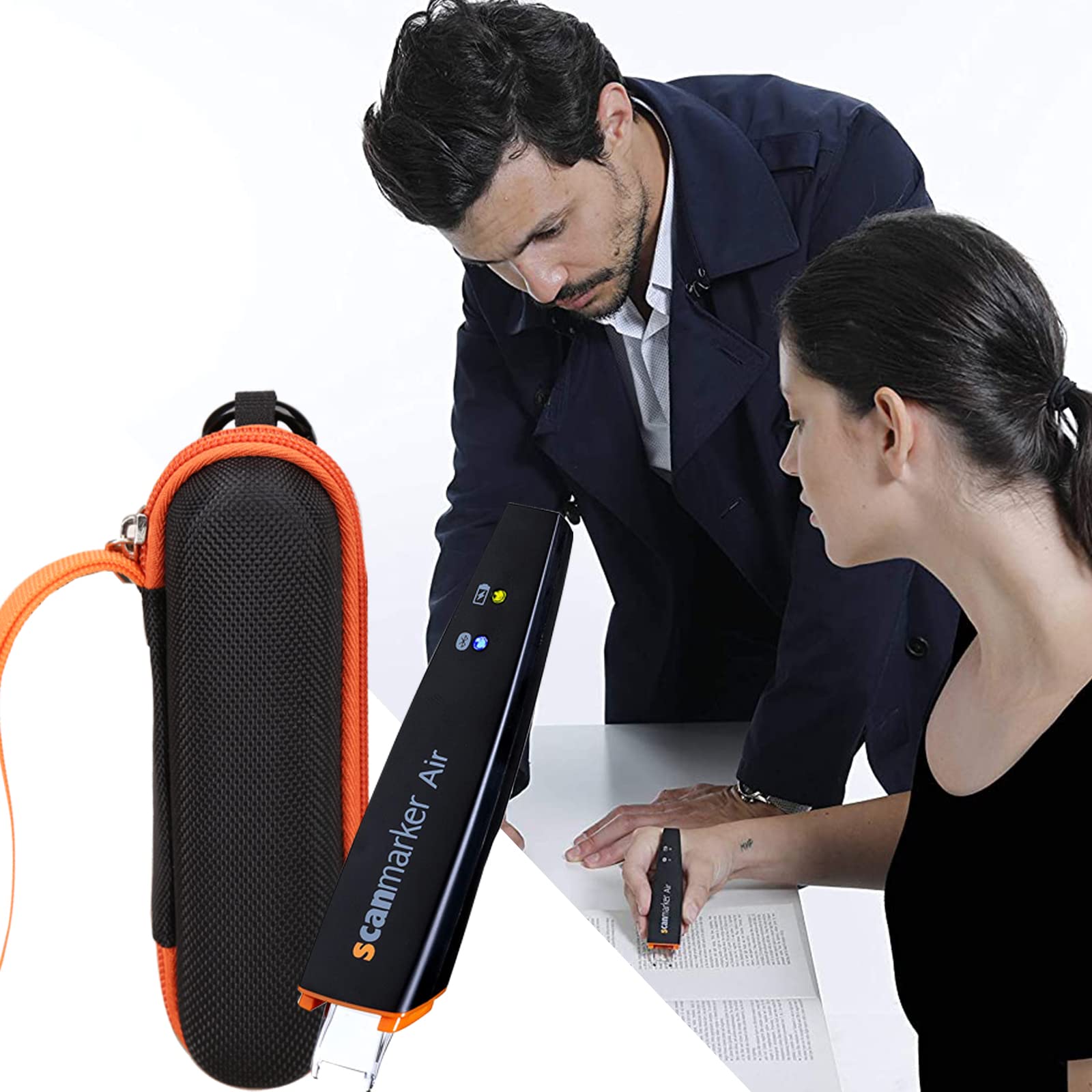 FBLFOBELI EVA Hard Travel Carrying Case Compatible with Scanmarker Air/WorldPenScan Go Pen Scanner OCR Digital Highlighter and Reading Pen (Case Only)