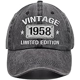 Vintage 1964 1963 1962 1961 1960 1959 1958 1957 1956 1955 Limited Edition Adjustable Embroidered Baseball Cap