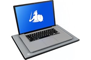 DefenderShield Laptop EMF Radiation & Heat Protection Shield - 5G Lap Pad Protector & Blocker - Cooling Lapdesk Compatible up
