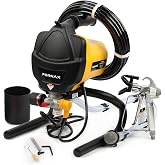 FORNAX Airless Paint Sprayer, 5/8HP High Efficiency Airless Stand Sprayer, 3000 PSI Professional Electric Paint Sprayer for Home Interior and Exterior, Contractor, Prosumer, and DIY