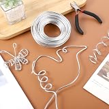 Yoosso 9 Gauge Aluminium Craft Wire 3mm 65 ft Bendable Silver for Jewellery view 4
