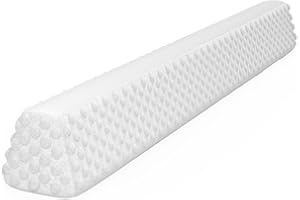 YENING Baby Bed Bumpers for Toddlers Foam Bed Guard Rail for Kids Bed Toddler Bed Bumper for Twin Full Queen King Size Bed White, 1-Pack