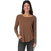 Mod-O-Doc Women's Long Sleeve Oversize Top with Rib Cuffs