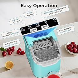 Countertop Ice Maker – 8 Bullet Ice