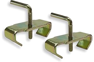 Elegent Upholstery Large Bed Frame C-Clamp for 1-1/2"" Inch Metal Angle - Two (2), Yellow