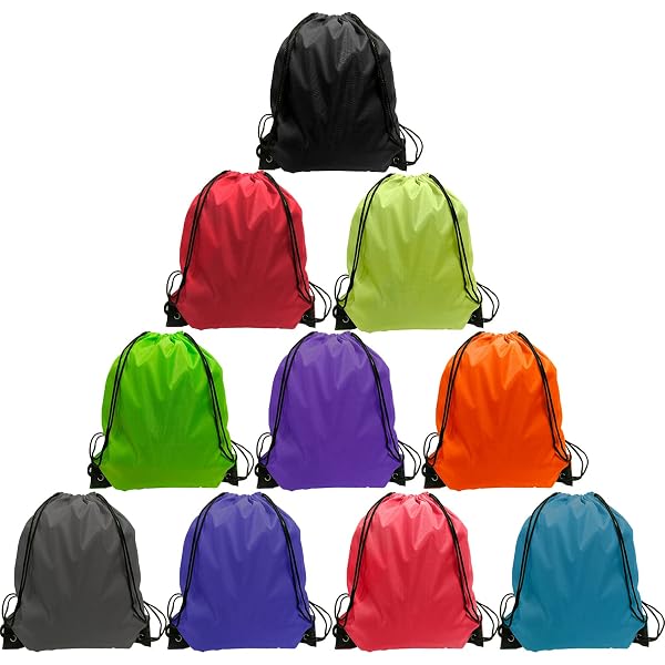 HEWASME 60-teiliges Drawstring Rucksack-Set – 12 Farben, Leichter Sportbeutel Für Fitness, Schule & Events