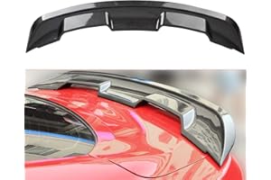 BEOC Rear Trunk Spoiler Wing Compatible with Ford Mustang 2015-2024 GT/EcoBoost/V6/V8/Shelby 2-Door Models, Carbon Fiber Style