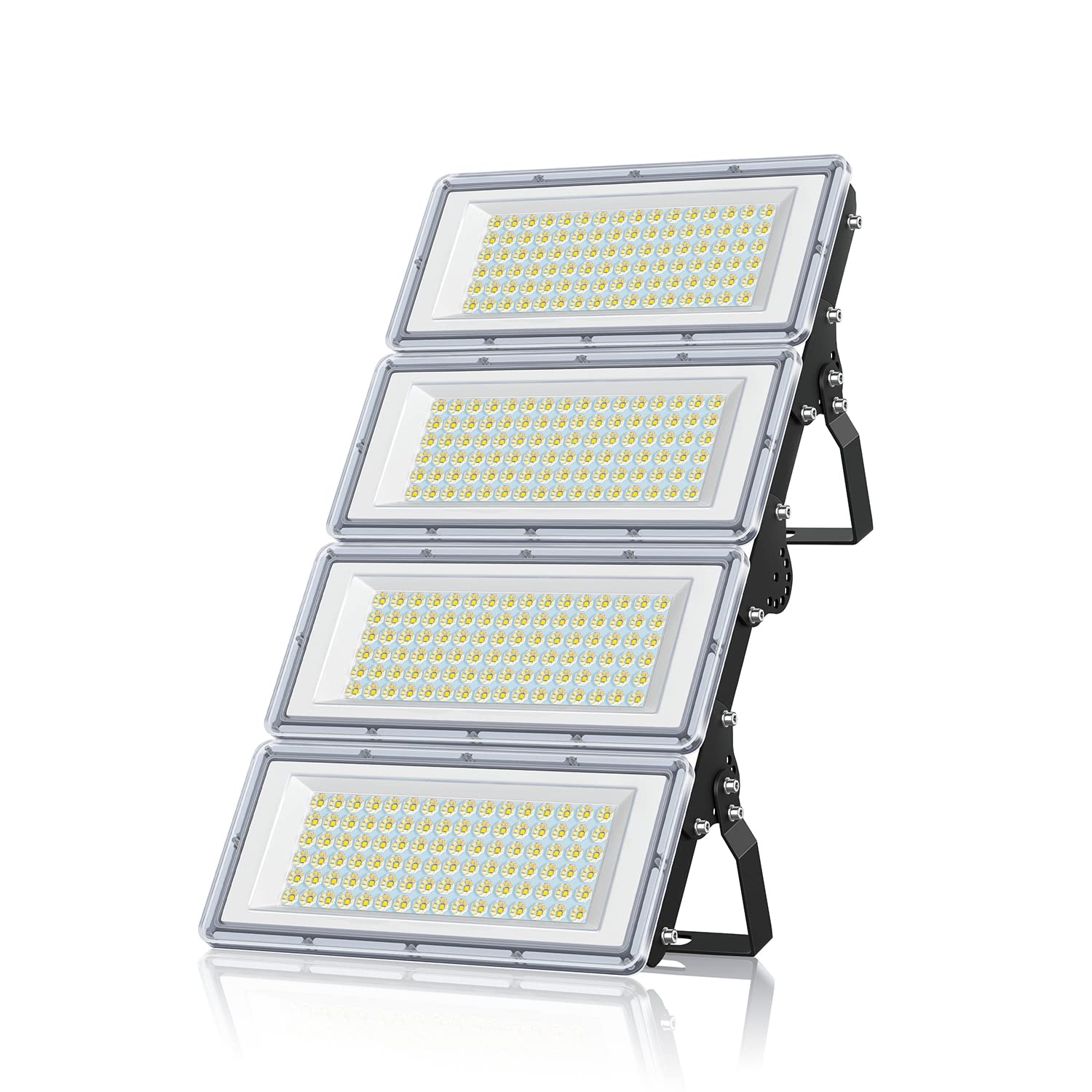 Photo 1 of YIBEYYDS 400W LED Flood Light 1 Pack, 40000LM 7000K Super Bright Stadium Lights Outdoor LED, IP67 Waterproof Stadium Flood Lights Outdoor for Yard,Garden (400, Watts)