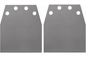 2pcs Replaceable Blades for Firecore SDS Max Floor Scraper 6 Inch Thinset Removal Chisel Bits Scaling Chisel Tool, Steel Shovel Bits for Removing Vinyl Flooring VCT Tiles Linoleum Concrete Mortar