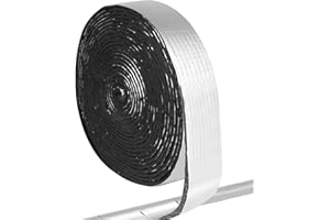 Pipe Insulation Wrap 2.4" Wide x 32.8 Ft, Self-Adhesive Foam & Foil Pipe Wrap Insulation Tape for Cold & Hot Water Pipes, Out