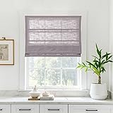 TWOPAGES Linen Roman Shades for Windows Custom