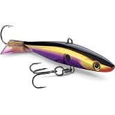 Rapala Jigging Shadow Rap Jigging Lure, Ice Fishing Jig, Walleye Pike and Perch Fishing Lure, Vertical Jig, 3-1/2", Bad Lipstick
