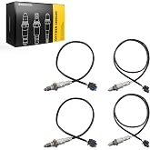 Dasbecan Oxygen O2 Sensor Compatible with Ford F150 5.0L 3.3L 2018-2020 | 4PCS / Left Right / Upstream &amp; Downstream / Replaces# 234-5731 / 234-5732 / 234-8050