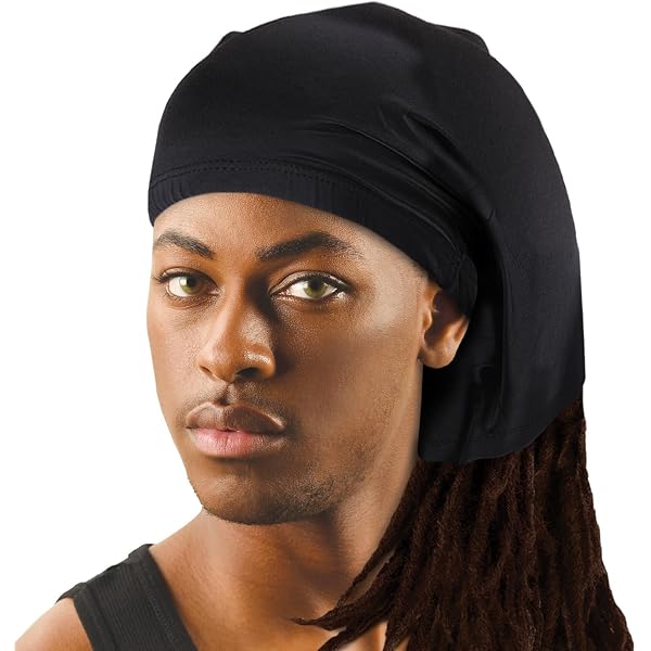 Titan Dreadlock-Kappe Für Herren – Aus Baumwolle/Spandex, Mit Offenem Rücken