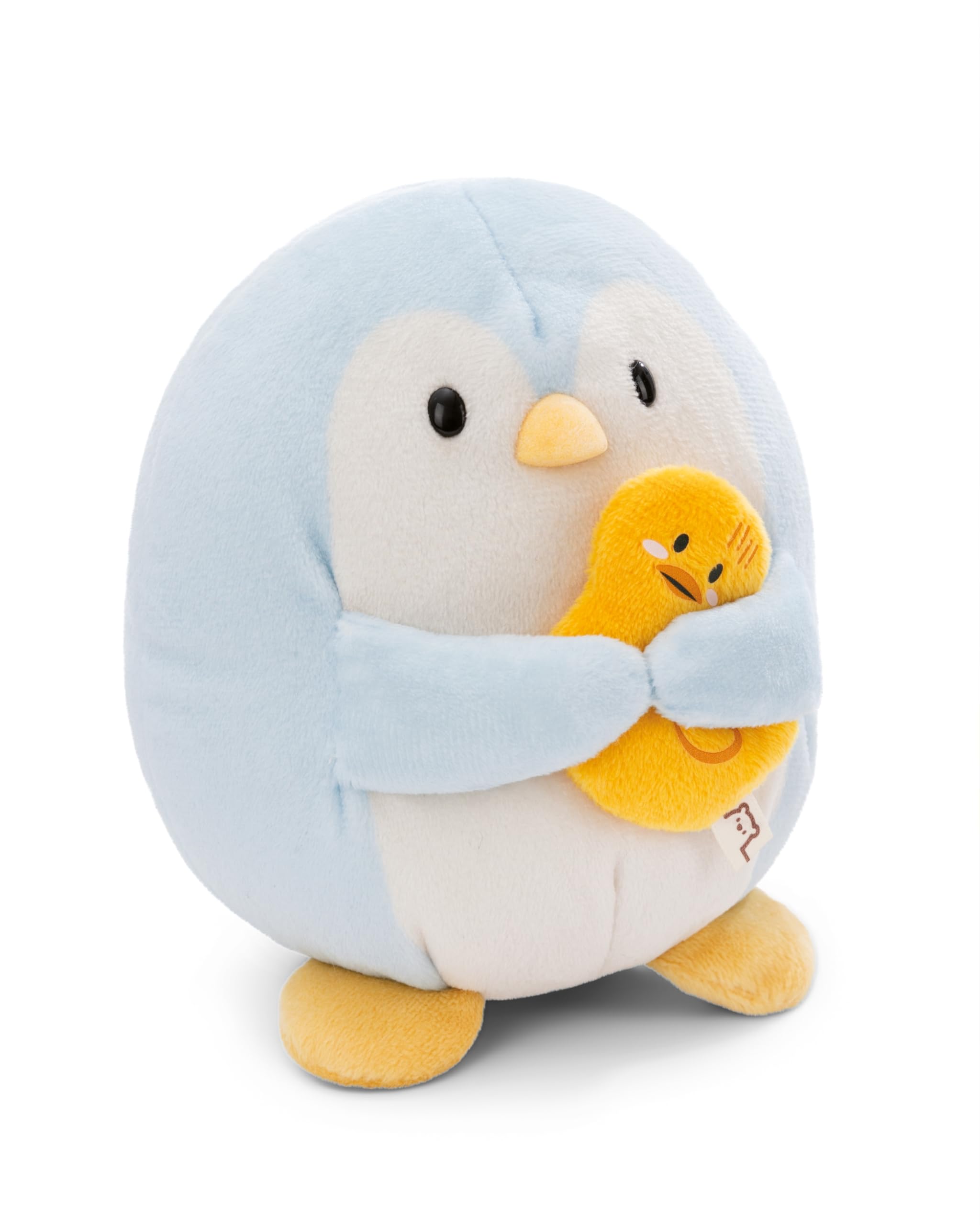 NICI MYMOCHI Pinguin Kuscheltier Waddle 27 cm mit Ente, Flauschiges Stofftier zum Kuscheln, Spielen und Liebhaben, Liebevoll gestaltet - 61409