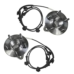 TRQ 2 Piece Front Wheel Bearing & Hub Assembly Set