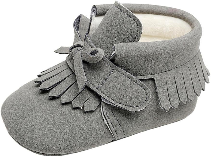 Gotd Toddler Newborn Baby Girls Girl Crib Shoes Winter Boots Prewalker Warm Martin