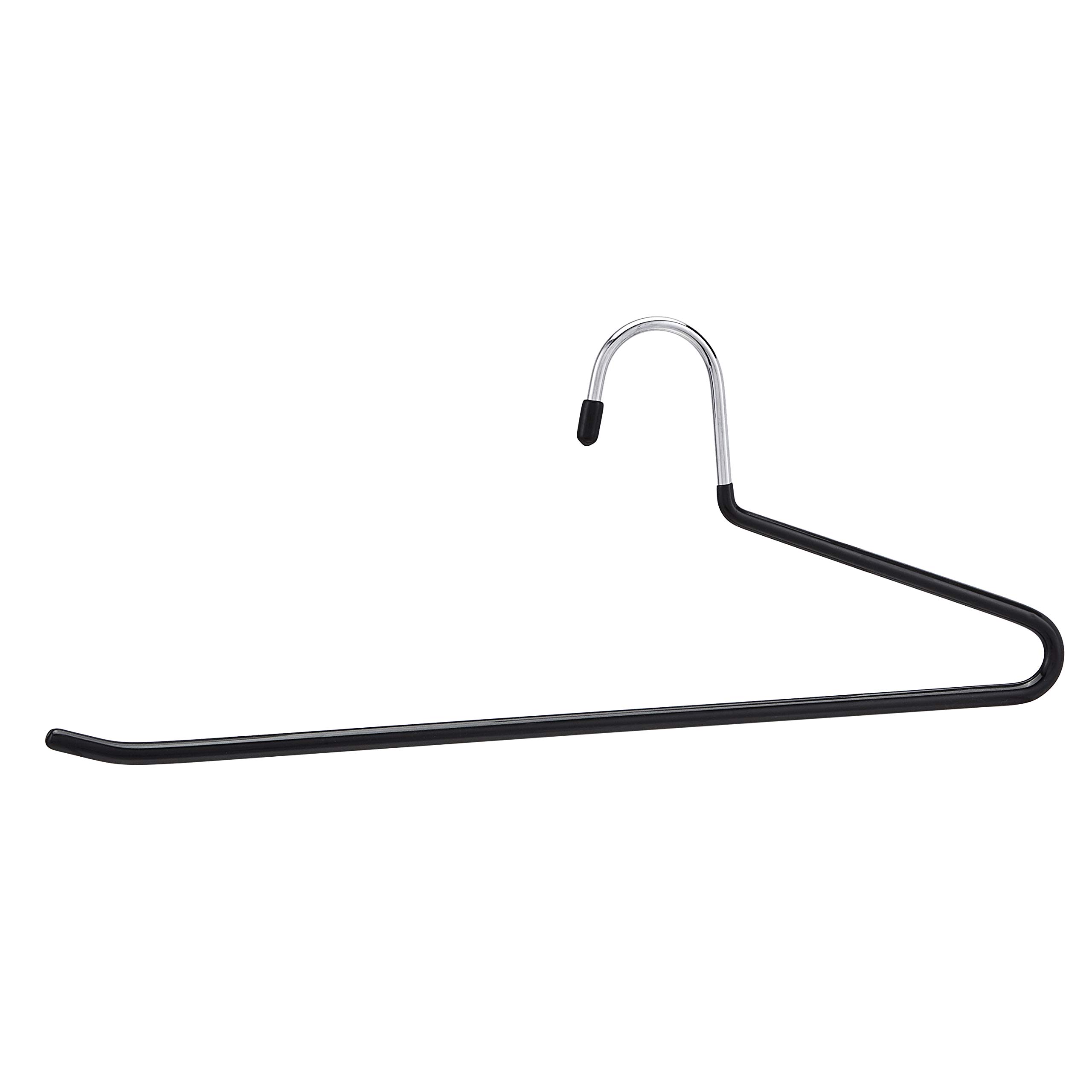 Amazon Basics Trouser/Slack Hangers Easy Slide Organisers, Pack of 10, Chrome