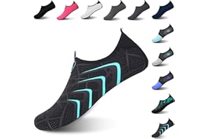 L-RUN Women Water Shoes Mens Barefoot Skin Aqua Socks for Run Dive Surf Swim Beach Yoga Quick Drying
