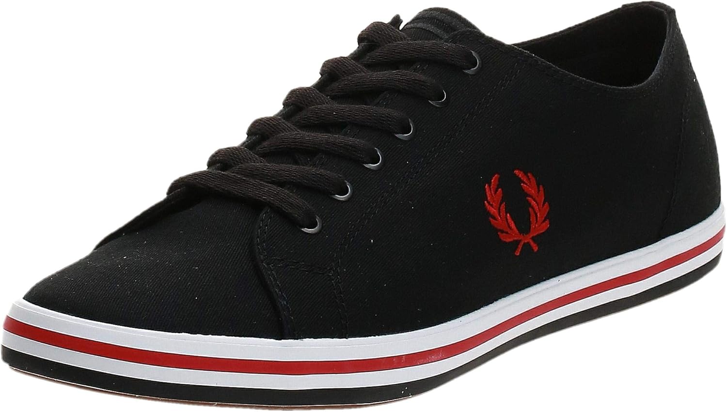 fred perry kingston twill black