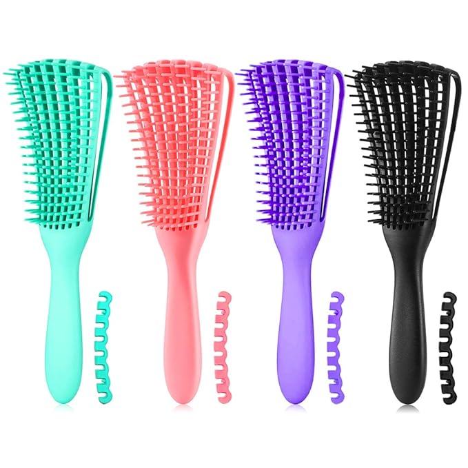 Detangling Brush for Afro America/African Hair Textured 3a