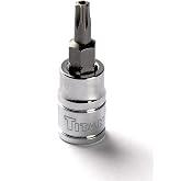 Titan 66820 1/4-Inch Drive x TR20 Tamper Resistant Torx Bit Socket