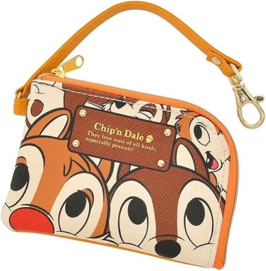 Amazon 定期入れ パスケース コインケース付き チップ デール ぎゅっ ディズニーストア正規品 Disney ディズニー 定期入れ