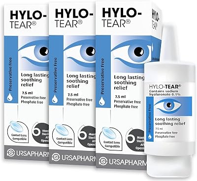 HYLO EYE CARE Hylo-Tear Long Lasting Eye Drops 7.5ml Triple Pack