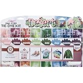 Tulip One-Step Tie-Dye Kit Desert Set, Easy for Beginner Skill Levels, 8 Easy Squeeze, Pre-Filled Bottles, Nature Inspired Wilderness Colors