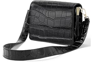 Telena Crossbody Bags for Women Vegan Leather Purses for Women Crossbody Handbag Purse with Adjustable Strap