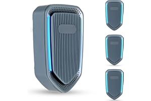 ZLIEATMP Negative Ion Air Purifier, Silent Plug-in Air Purifier,Mini Portable Air Ion Generator, Absorbing Smoke and Dust, Purifying Air is Suitable for Bedroom, Study, Kitchen, Bathroom and Living Room. (4)