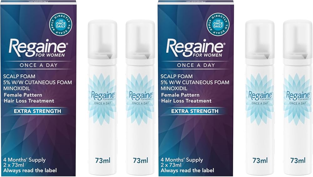 Regaine for Women Hair Growth Foam Minoxidil 2 x 73ml Pack of 2