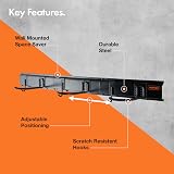 VonHaus Bike Wall Mounts 3-Bike Vertical Rack with 3 Hooks & 3 J Hooks view 7