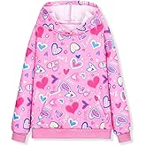WELAKEN Girls Pullover Hoodie Sweatshirt with Pockets– Long Sleeve Top with Fun Prints for Kids and Toddlers