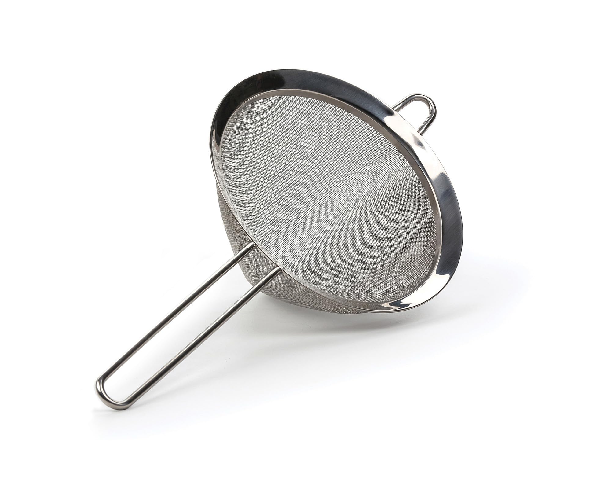 RSVP International Endurance Kitchen Collection, Stainless Steel Fine Mesh Conical Sieve/Colander, Multi-Purpose for Cooking, Baking, Loose Leaf Tea, Bar Strainer Cocktails, 7-Inch