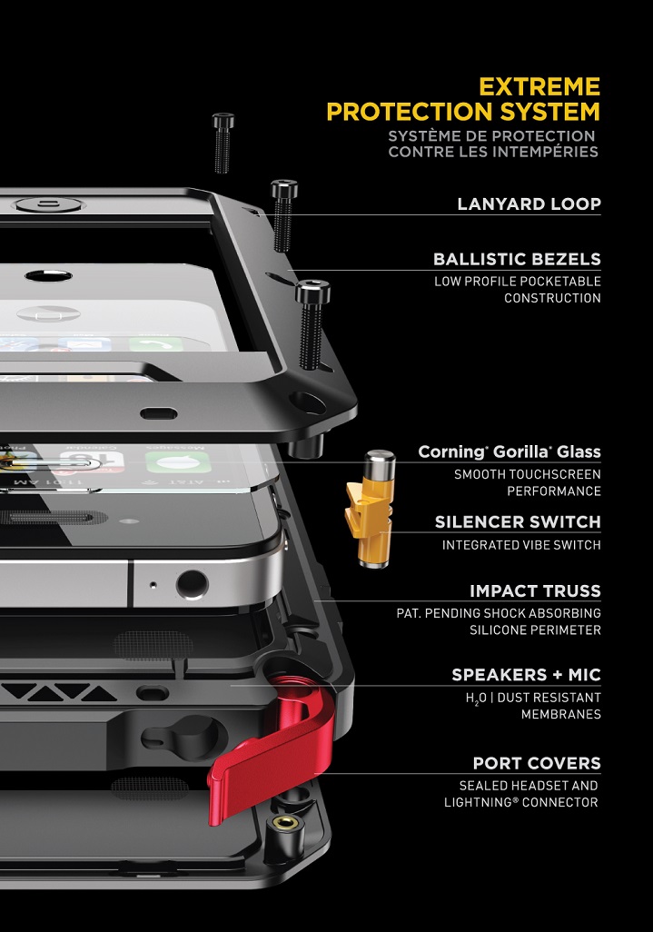 Amazon.com: Lunatik TPWBO-029G Taktik Extreme Case for iPhone 4/4S - 1 ...