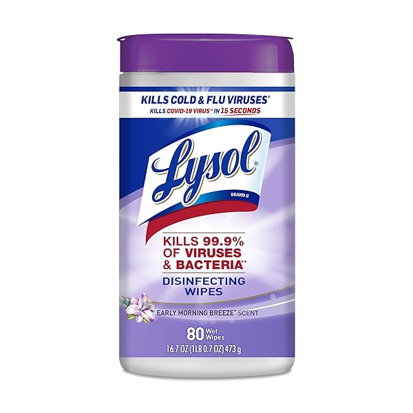 LYSOL DISINFECTANT WIPES, MULTI-SURFACE ANTIBACTERIAL CLEANING WIPES, DORM...