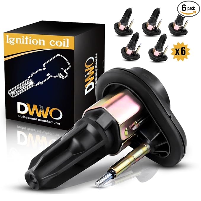 6x Ignition Coils Pack for Chevrolet Trailblazer GMC Envoy Ascender Bravada 4.2L Car & Truck